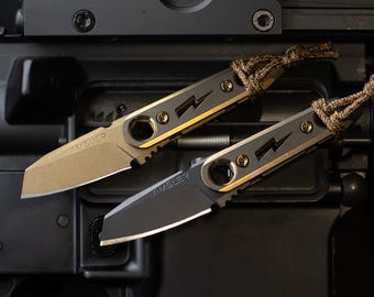 Handmade Cerakote Sprite: CPM Magnacut Blade, Titanium Handle