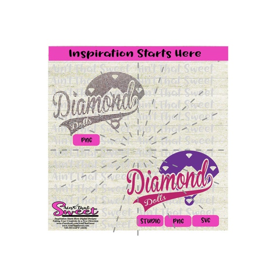 Diamond Dolls Softball Diamond Transparent PNG SVG Etsy