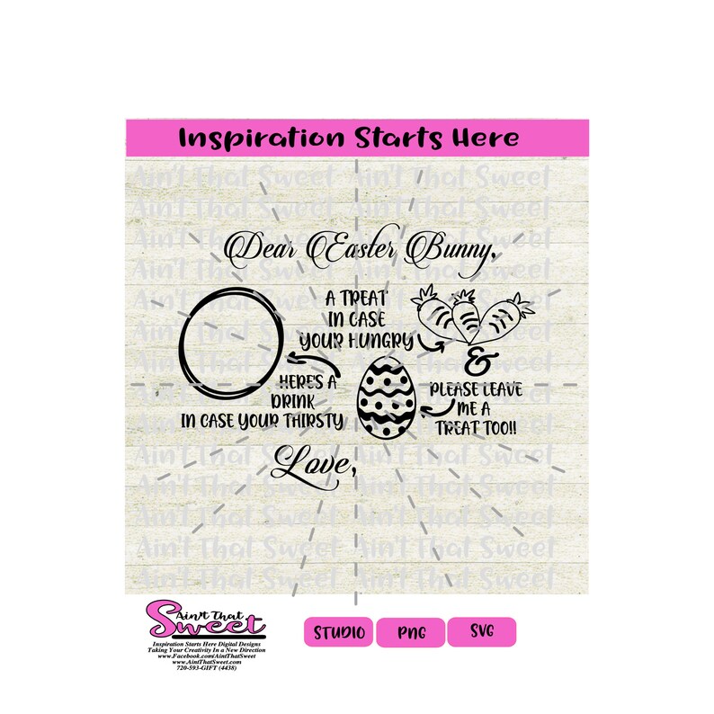 Cricut Mat Format Silhouette Transparent PNG Scan N Cut Dear Easter Bunny SVG