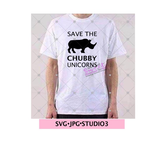 Save The Chubby Unicorns Rhinoceros Rhino Svg Studio3 Etsy