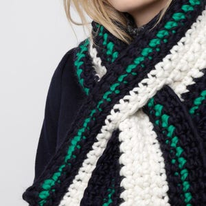 Moonrise Crochet Scarf Pattern PDF – Easy Chunky Scarf | Instant Digital Download