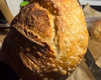 Pan de masa madre simple
