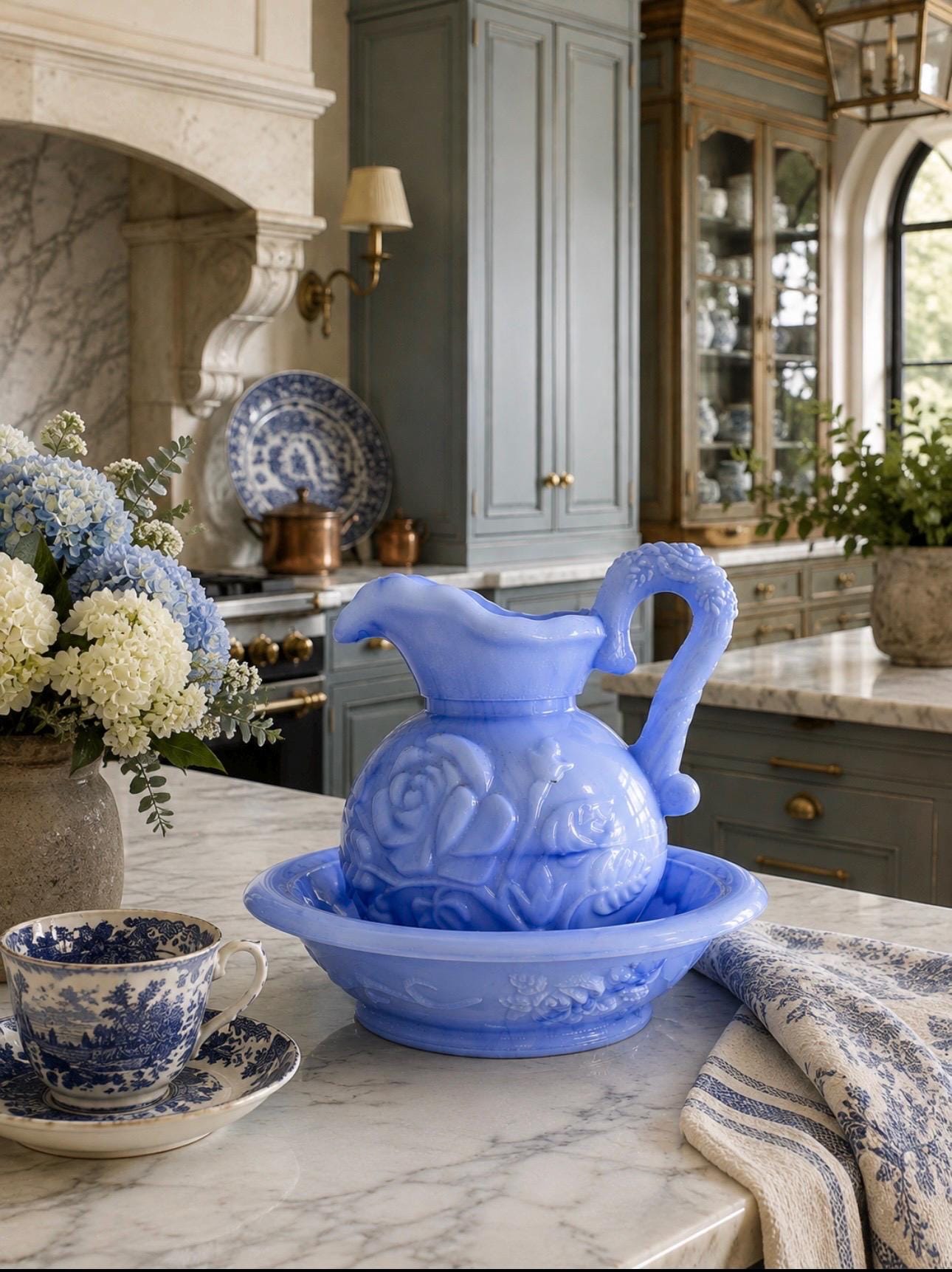 1978 Avon Blue Bowl - Etsy