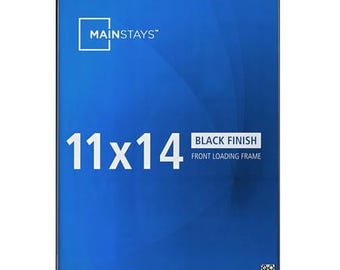 Mainstays 11x14 Front Loading Gallery Picture Frame - Black with Free Shipping