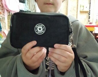 Meatball's Apparel Black Wristlet Wallet - Free Shipping