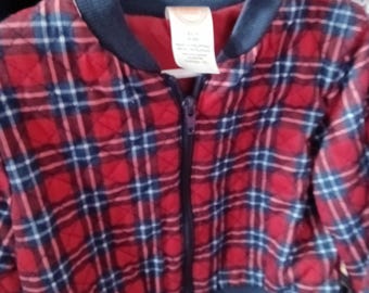 Wonder Nation Kids Plaid Jacket Size 6-6X - Free Shipping