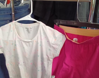 Love Republic Girls' Heart Print Top & Shorts Set M(10/12) - Free Shipping!