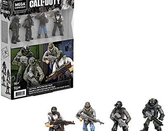 MEGA Call of Duty Tactical Infiltration Team Building Kit - 4 Figures (96 Pieces)
