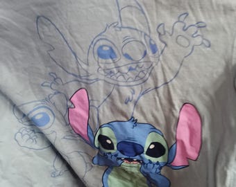 Disney Stitch Long Sleeve T-Shirt Size 10/12 (M) - Free Shipping!