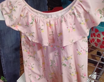 One Step Up Floral Off-Shoulder Dress M (10/12) - Free Shipping