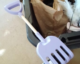 Purple Children's Toy Shovel with Wooden Handle - Free Shipping