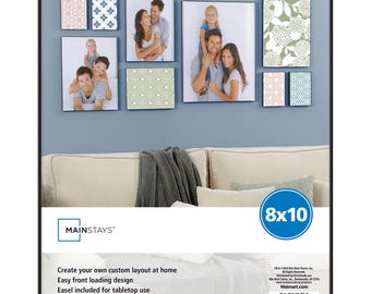 Mainstays 8x10 Front Loading Picture Frame - Black - Free Shipping
