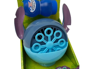 Disney Stitch Mini Bubble Machine - Fun Bubble Blower for Kids Ages 3+