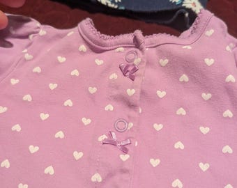 Pijama enterizo para bebé niña Child of Mine de Carter's, talla 3-6 meses - Envío gratis