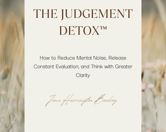 Zeszyt ćwiczeń „Detoks od osądów” | Samoocena, wolność emocjonalna (wersja cyfrowa do pobrania)