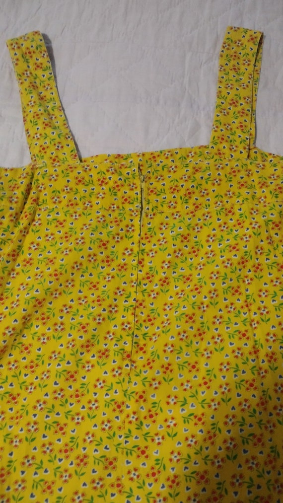 Yellow 1960's summer dress. Plus size 2XL, XXL - image 2