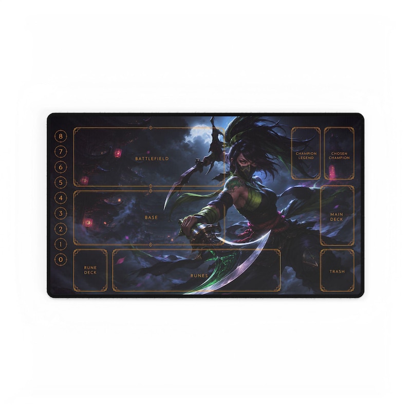 Akali Playmat Riftbound - Etsy