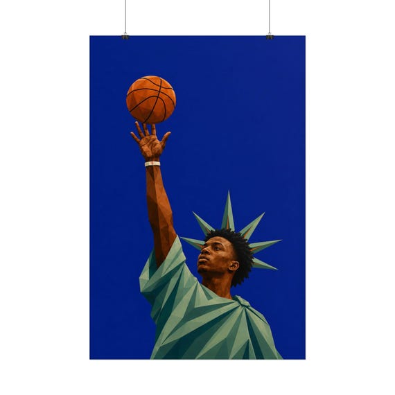OG Anunoby Knicks Poster | the Tip-in | New York Basketball Wall