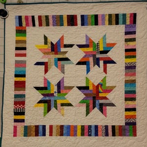 2026 - 36x36 Scrappy Cotton Quilted Table Topper