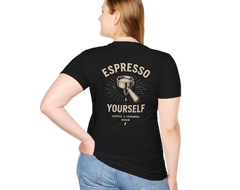 Espresso Yourself shirt | Coffee Lover Tee | Portafilter Graphic Tee