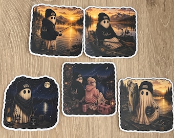Roam Gone Fishing Sticker Collection | Single, Two, or Complete Pack