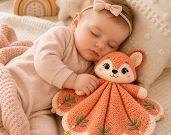 Gehäkelte Fuchs Amigurumi Muster PDF, Woodland Plüschtier, DIY Puppe Geschenk, Instant Download