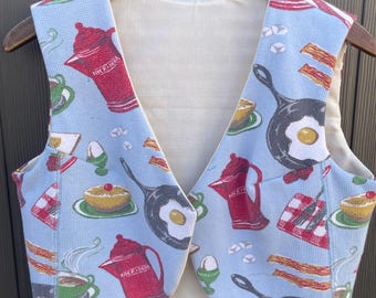 ladies vest whimsical