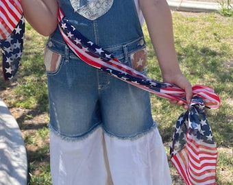 romper boho denim child’s