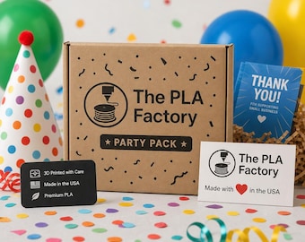 Pack de animales articulados impresos en 3D para fiestas / 10 pequeños + 1 mediano VIP (especies/colores variados)