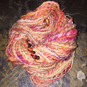 Handspun Art Yarn- Fruit Bowl