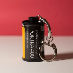 35mm C-41 Color Film Canister Keychains, Gift for Him, Gift for Her, Love of Photography, Love of Film Kodak Portra 400