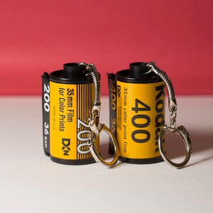 35mm C-41 Color Film Canister Keychains, Gift for Him, Gift for Her, Love of Photography, Love of Film image 4