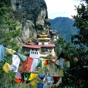 Tiger's Nest Bhutan Print, Paro Taktsang Monastery, Travel Photography
