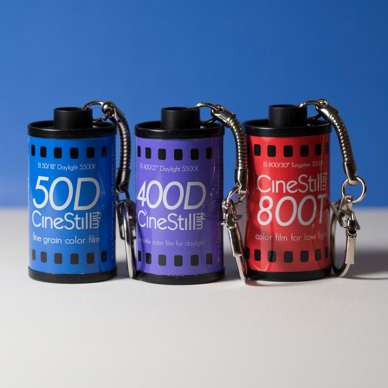 35mm C-41 Color Film Canister Keychains, Gift for Him, Gift for Her, Love of Photography, Love of Film image 9