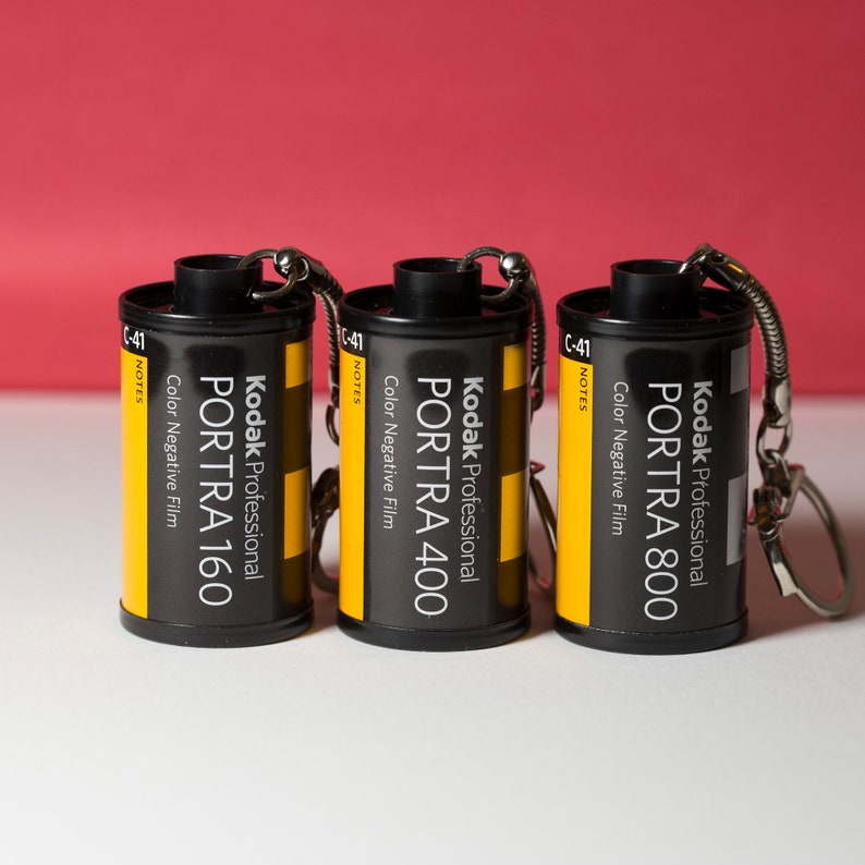 35mm C-41 Color Film Canister Keychains, Gift for Him, Gift for Her, Love of Photography, Love of Film image 2