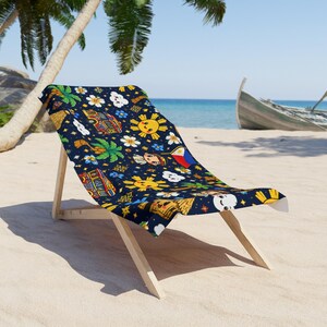 Bahay Kubo Dreams Beach Towel image 2