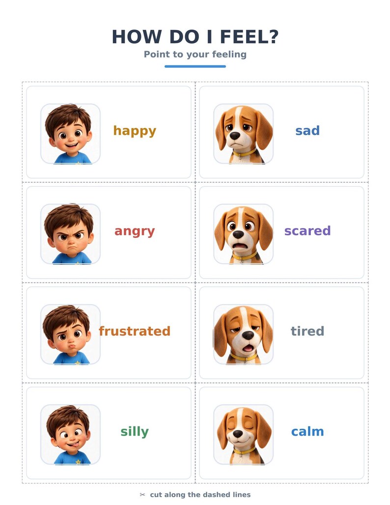Emotion Regulation Kit Nico & Mylo Calm-down Kit | Emotions and Self-regulation Cards (digital ...