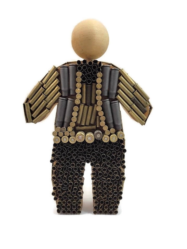 Gun Shell Casing Cowboy Art Doll, Whimsical Home Decor - Etsy