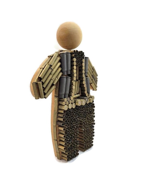 Gun Shell Casing Cowboy Art Doll, Whimsical Home Decor - Etsy