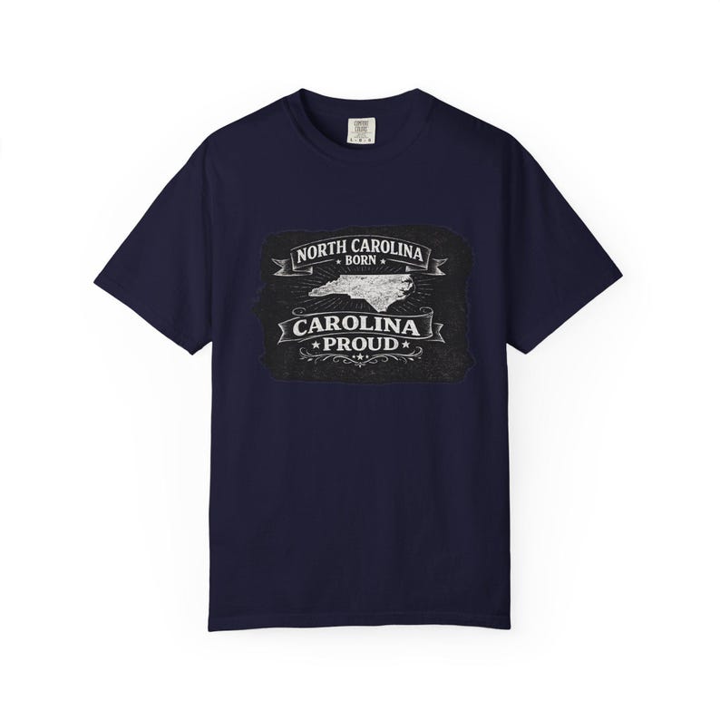North Carolina Born Carolina Proud T-shirt | State Pride Tee image 5