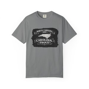 North Carolina Born Carolina Proud T-shirt | State Pride Tee image 2