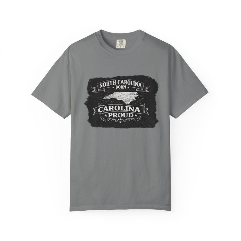 North Carolina Born Carolina Proud T-shirt | State Pride Tee image 2