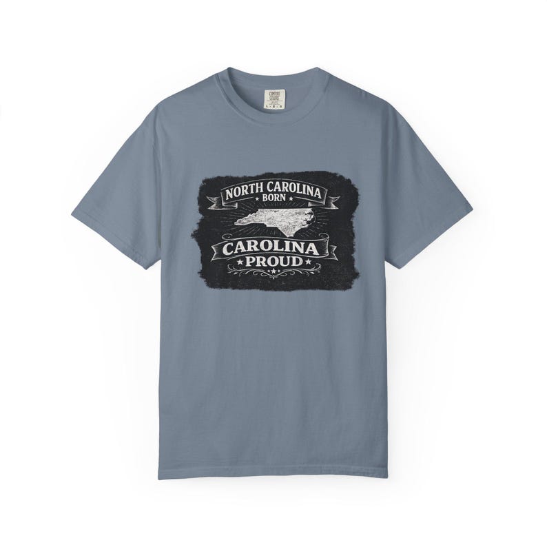 North Carolina Born Carolina Proud T-shirt | State Pride Tee image 4