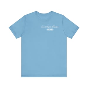 Camiseta unisex Carolina Clean / Camisa azul Carolina / Ropa de Carolina del Norte / Ropa urbana inspirada en Charlotte / Bella Canvas 3001 imagen 1