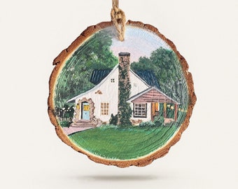 Hand Painted Custom House Ornament