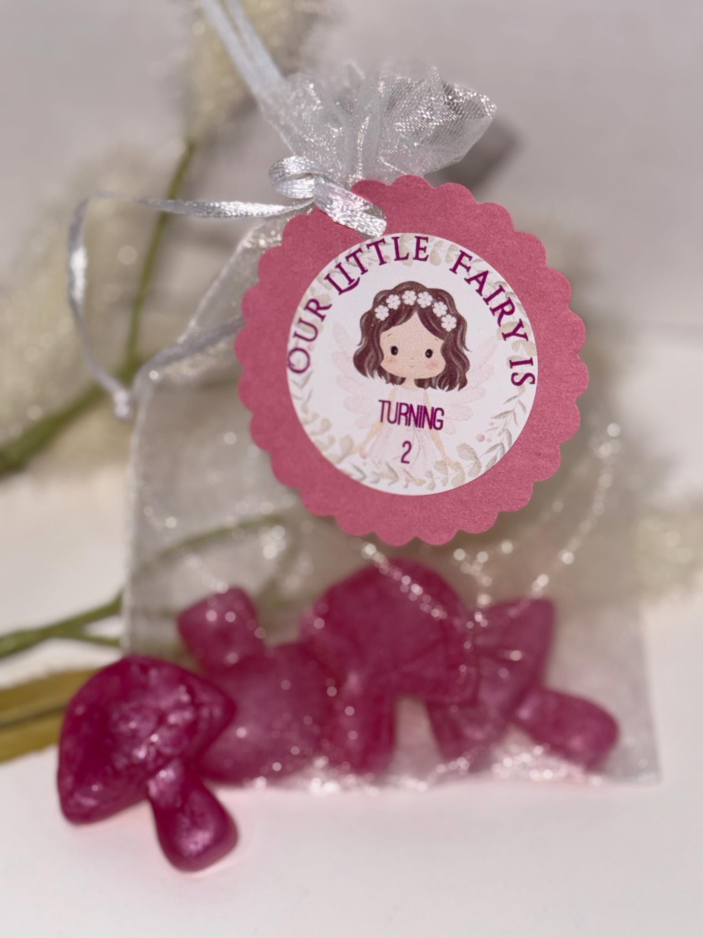 Fairy Theme Party Favors, Mushroom Mini Soaps.