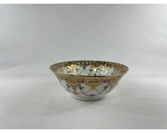 1910's Nippon Porzellan handbemalte Goldvergoldung Centerpiece Bowl 10 ""
