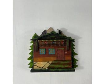 Vintage Alpine Chalet Wood Photo Album Austria Switzerland Alps Photos