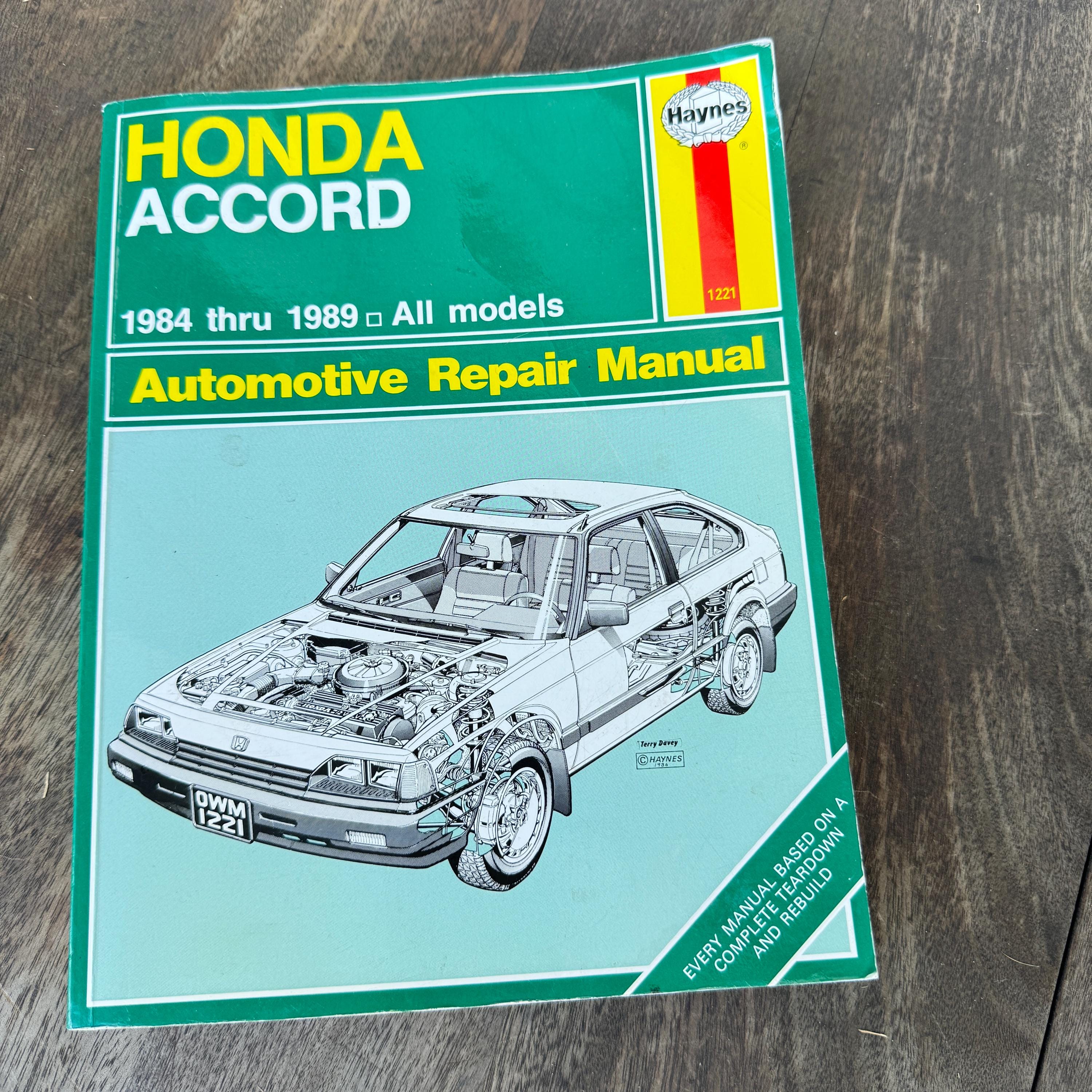 Honda Accord Manual - Etsy