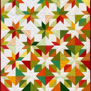 Digital Download Confetti Star Quilt Pattern, Quilt Pattern for Beginners, Easy Traditional and Modern Quilt Pattern by Material Girlfriends image 7